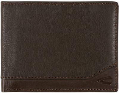 camel active Leren Portemonnee Stone Horizontal Wallet Brown Donkerbruin