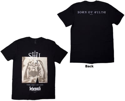 Behemoth - The Shit Ov God Parchment Heren T-shirt - S - Zwart