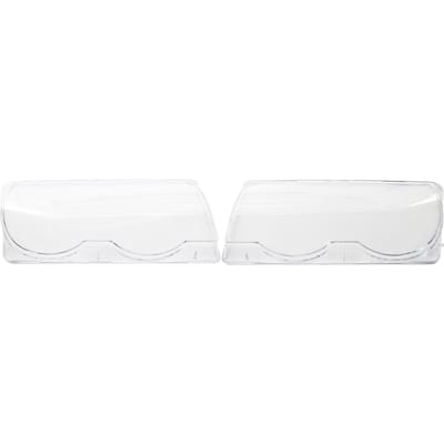 Links en rechts paar koplampafdekking Koplamplensafdekking Vervanging voor BMW 7-serie E38 Facelift transparant
