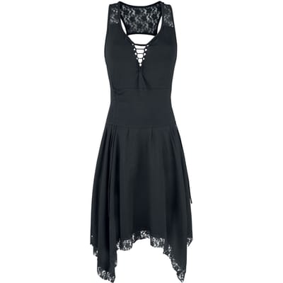 Innocent - Gothic Mini-jurk - Nycto Dress - S tot 4XL - voor Vrouwen - zwart