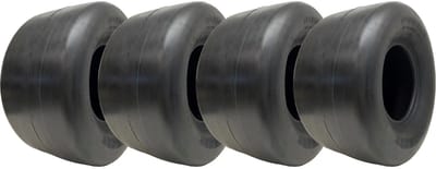 18x9,50-8 gladde grasmaaierbanden, 4-laags tubeless, P607-profiel, 425 kg (set van 4)