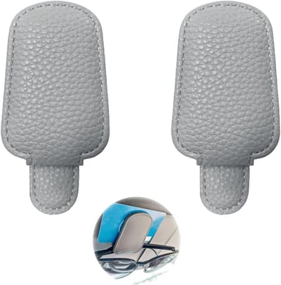 Dailygoods - 2 Stuks Universele Zonnebrilhouder voor Autozonnevizier