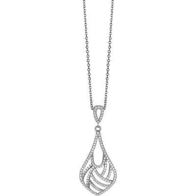 Orphelia Dames 925 Sterling Zilveren Ketting met Hanger - Zilver ZH-4843