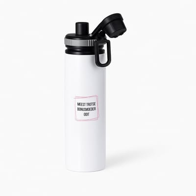 Hacebo® - meest trotse bonusmoeder ooit waterfles met draaidop grijs - Mama - trotse bonusmoeder - Moeder cadeautjes - moederdag - verjaardagscadeau - verjaardag - cadeau - geschenk - kado - gift - moeder artikelen - water fles - 850ML