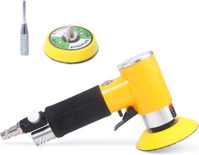 Perslucht Schuurmachine - Mini Polijstmachine - Glad Maken Oppervlakken - Hoge Snelheid - 50/75 mm - Grijs