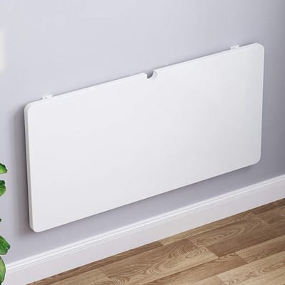 Wandmontage Blad - Kleine Ruimte Tafel - Extra Werkruimte - Opvouwbaar Ontwerp - 50x30cm - Wit