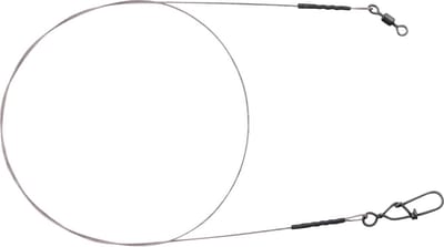 Spro Matte Black 7x7 Wire Leader 2pcs - Maat : 40cm - 10 kilo