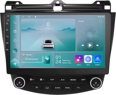Autoradio met bluetooth - Carplay - Voor Honda Accord 7 (2003-2007) - Geschikt voor Apple en Android - Stereo - Navigatie - Navigatiesysteem auto - 1GB 32GB