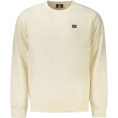 Noorwegen 1963 Witte Katoenen Heren Sweatshirt