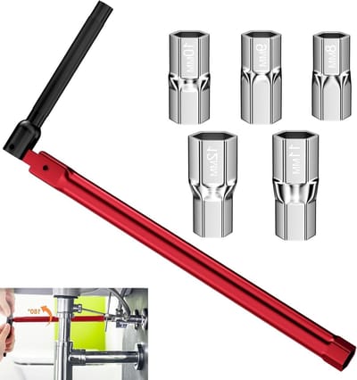 Universele Kraanmoersleutels, 8-12 mm, Voor het Monteren van Kranen en Sanitair, Handgereedschap voor Installatie