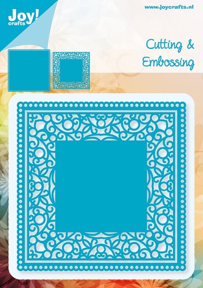 Joy Crafts snij/embossingmal - Vierkant voor creatieve projecten