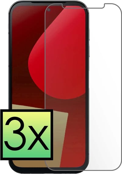 Screenprotector - 3 Stuks - Geschikt voor Fairphone 5 - Extra Sterk - Beschermglas - Gehard Glas - Tempered Glass - Screen Protector - Bescherm Cover
