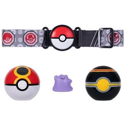 Pokemon Clip'n Go Poké Ball riem Ditto m/2 Poké Balls Bekende knuffels
