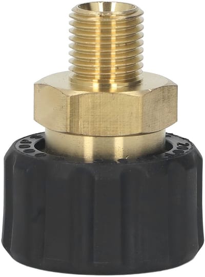 Dailygoody - Hogedrukreiniger Adapter - Vervangstukken voor Hogedrukreinigers - Messing Kwaliteit - G1/4in Naar M22x1.5mm - Compact Ontwerp - Geschikt...