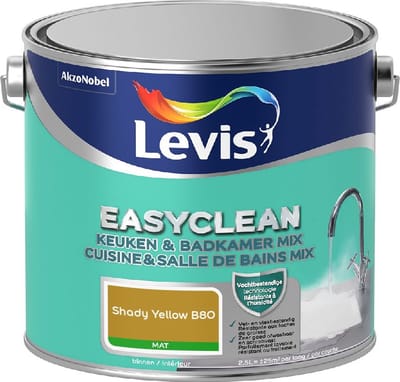 Levis - Easyclean Keuken & Badkamer Mix - Shady Yellow B80 - Mengverf - 2,5 L