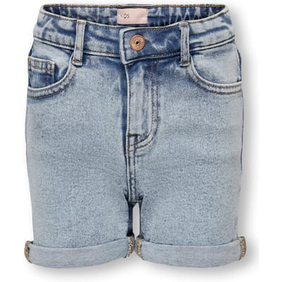 ONLY KOGPHINE SHORTS DNM AZG668 NOOS Meisjes Jeans - Light Blue Denim - Maat 146