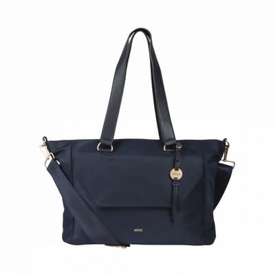 MŌSZ Laptoptas shopper dames 15.6 inch - donkerblauw : Werktas / aktetas