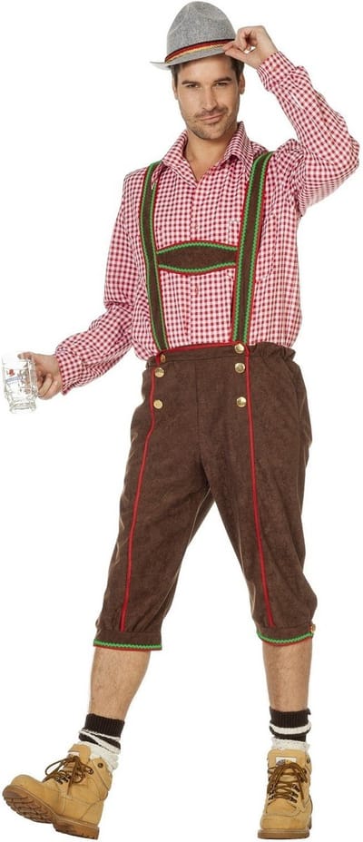 Oktoberfest broek bruin elite - Maat 52