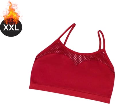 Bovista BH Zonder Beugel - Zonder Bandjes - Push-up Bh's - Comfort Beha - Comfortabel - Sexy - Rood - Maat XXL