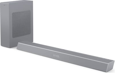 Philips TAB8505/10 - Soundbar met draadloze subwoofer - 2.1 kanalen - Zilvergrijs