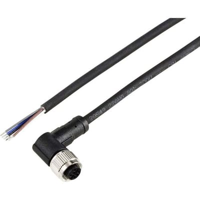 TRU COMPONENTS TC-12833084 Sensor/actuator aansluitkabel M12 Aantal polen (sensoren): 5 Koppeling, haaks 2 m 1 stuk(s)