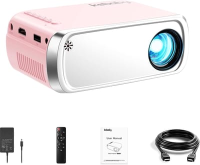 Draagbare Mini Projector voor Buiten - Esthetische LED Videoprojector met HDMI en USB Compatibiliteit