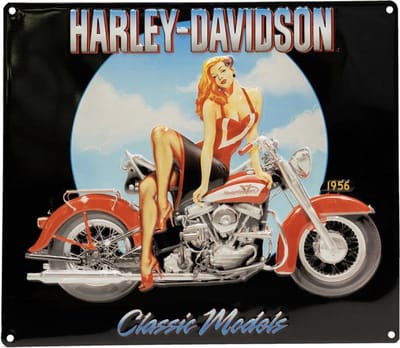 Harley-Davidson Classic Models Tin Sign - 38 x 33cm