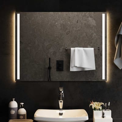 vidaXL - Badkamerspiegel - LED - 80x60 - cm