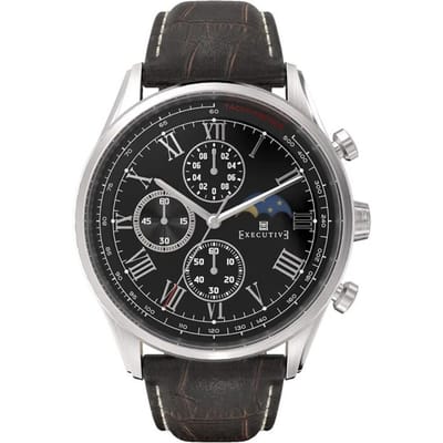 Executive Windsor Chronograph Staal 42mm | EX-1004-01