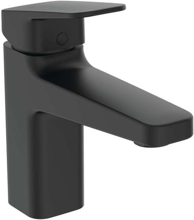 Ideal Standard CeraPlan - Wastafelkraan met waste, zwart BD227XG