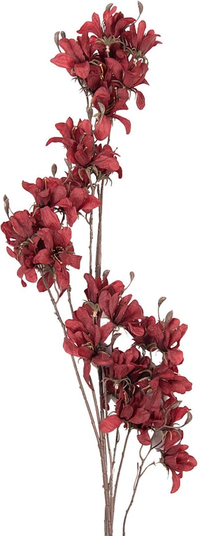 Clayre & Eef Kunstbloem 120 cm Rood Kunststof