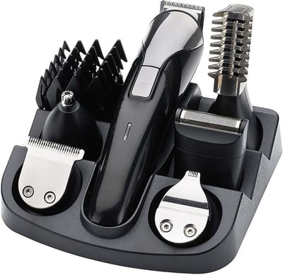 12-in-1 Baardtrimmer voor Mannen, Haartrimmer Set, Neushaartrimmer, Lichaamshaartrimmer, Precisietrimmer en Oplaadbare Waterdichte Scheerapparaat