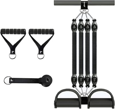 Spike Pro Tummy Trimmer 1 Set Vier-Buis Trekkoord Elastische Sit Up Touw Buik Been Sporter Zitten Thuis Oefening