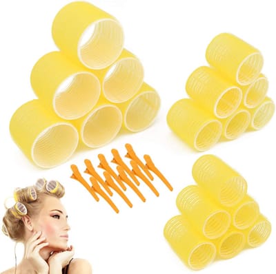 Krulspelden Set - Haarrollers - Heatless Curls - Kleefrollers