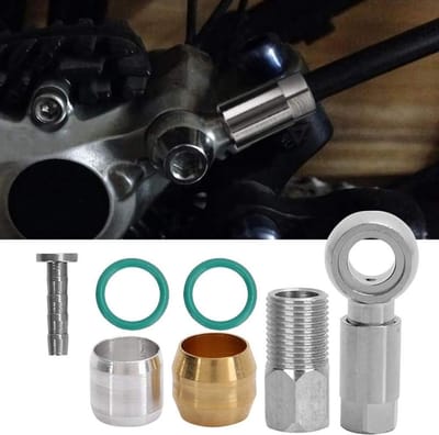 Remslang Kit - Fiets Onderdelen - Fiets Reparatie - Duurzaam Koper Materiaal - 1 Set - Koper Zilver
