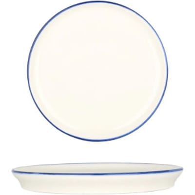 Bonna Dessertbord - Linea Blue - Porselein - 16 cm - set van 6