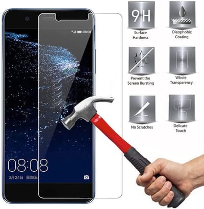 Screenprotector Geschikt voor: Huawei P10 Lite Screen Protector [2-Pack] Tempered Glas