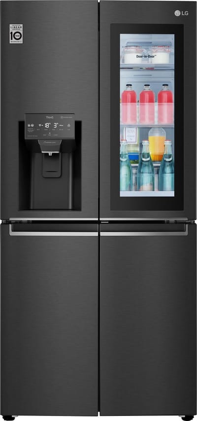 LG GMX844MC6F amerikaanse koelkast Vrijstaand 508 l F Zwart