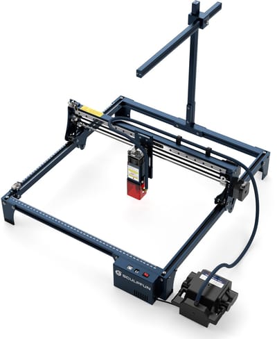 LightBurn Camera Upgrade Kit – 5MP HD Laser Engraving Camera – CNC Auto Positioning – 40×40cm Working Area – For DIY Laser Engraving Workshop