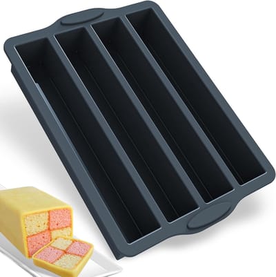 Siliconen Cakevorm voor Bakken - Rechthoekige Mould voor Taarten, Gebak en Feestdagen zoals Kerst en Verjaardag