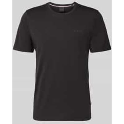 T-shirt met labeldetail