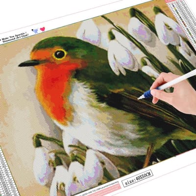 5D Diamant Schilderij Vogel Diamant Mozaïek Dier Volledige Ronde Diamant Borduursel Verkoop Foto 20X30