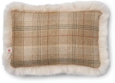 Sheepskin House - Eenzijdig Schapenvacht Kussen - LW - 34x52 cm