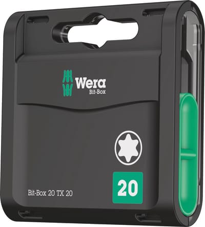 Wera 05057770001 Bit-Box 20 TX 20-delige Bitset - Torx - T20