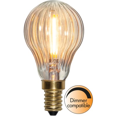 Standaard Bol Soft Glow - E14 - 0.8W - Super Warm Wit - 2200K - Dimbaar