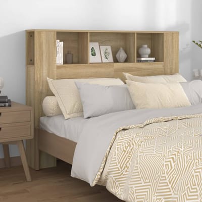 vidaXL - Hoofdbordkast - 140x18,5x104,5 - cm - sonoma - eikenkleurig