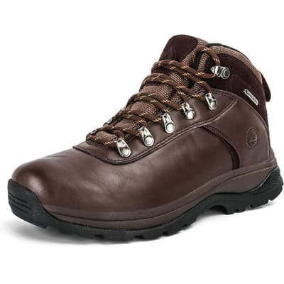 Nieuwe Heren High-Top Waterdichte Wandelschoenen Herfst Mode Outdoor Sportschoenen Wandelschoenen Heren Herfst Grote Maat 38 -46 42 bruin