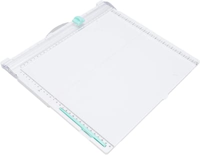 Papier Snij- en Scorebord - Knutsel Tool - Kaarten Maken - Transparante Liniaal - 12x12 Inch - Wit