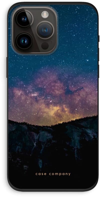 Case Company® - Hoesje geschikt voor iPhone 14 Pro Max hoesje - Travel to space - Biologisch Afbreekbaar Telefoonhoesje - Bescherming alle Kanten en Schermrand