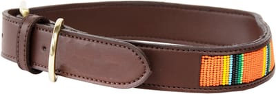 Kentucky Dogwear - Hondenhalsband - Handgemaakte Parels Hondenriem - Pure Oranje - Maat XL (71cm)